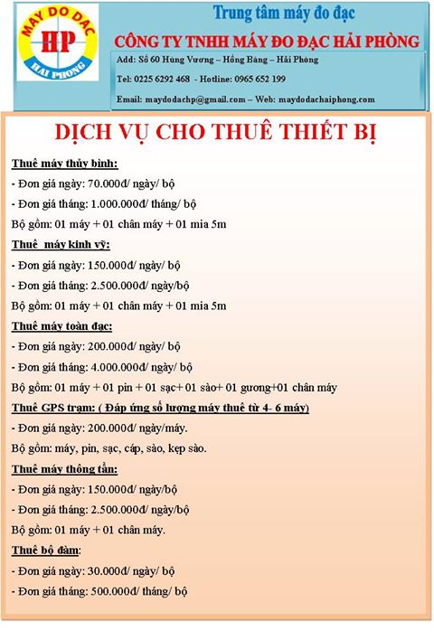 Thuê máy đo đạc